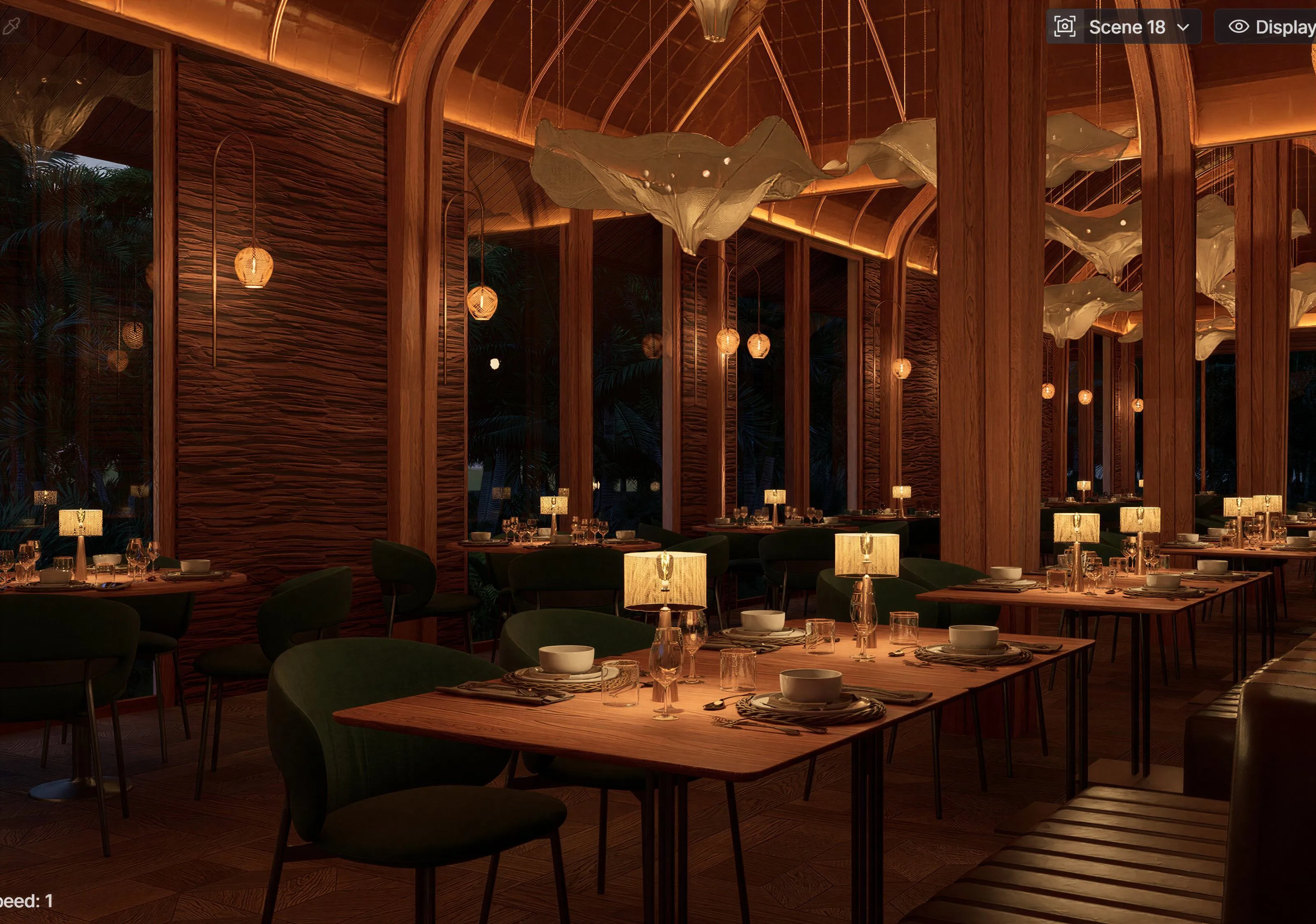 Restaurant and clubhouse at Tampah Beach Villas