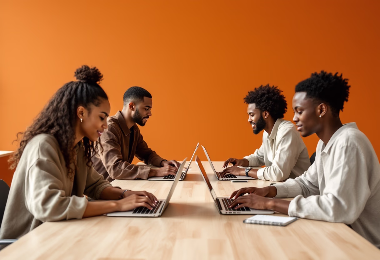 image of students engaging with the software (for a edtech)
