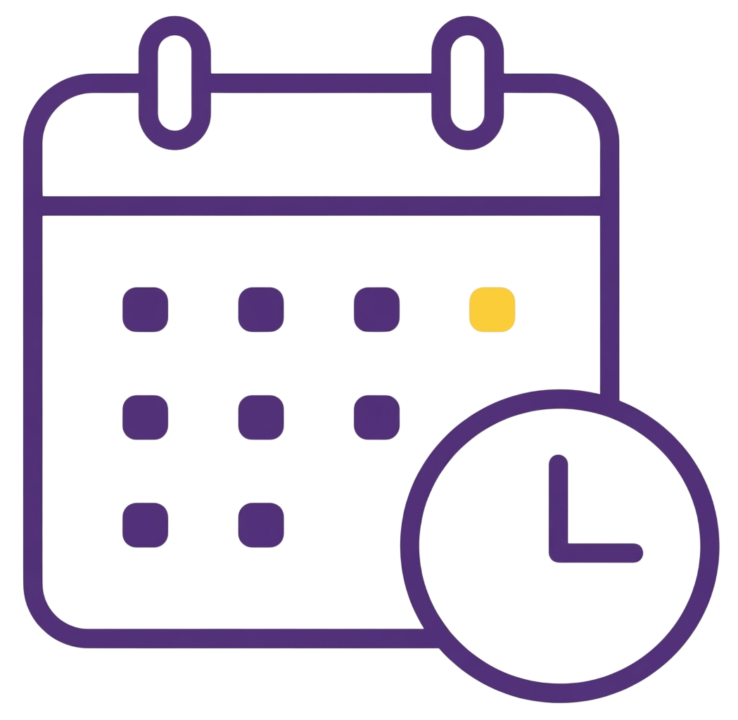 Age icon representing credit age and time-based factors in bad credit mortgage options