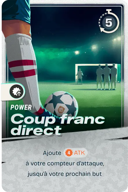 Coup franc direct 