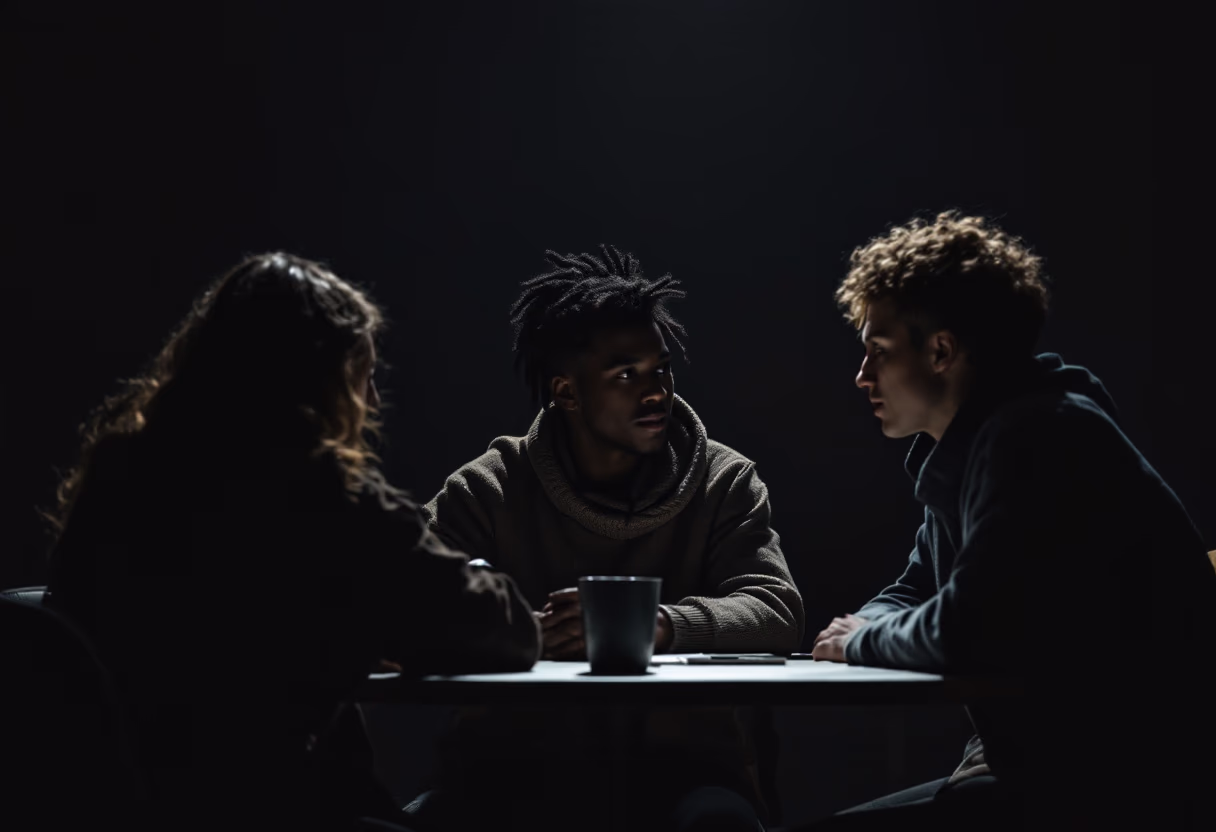 image of students in a collaborative study session