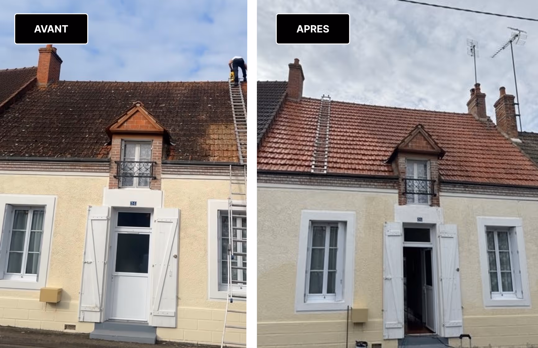 Exemple de réalisation de couverture - couvreur à Capdenac-Gare