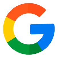 Google logo with red, yellow, green, and blue sections forming a stylized letter G.