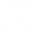 Icon of a document with a large checkmark on its lower right corner.