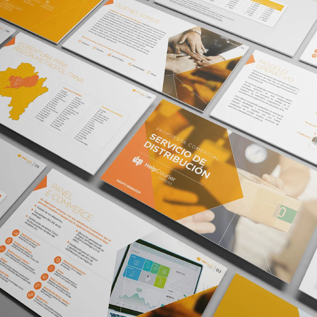 Diseño Brochure - Helpcourrier