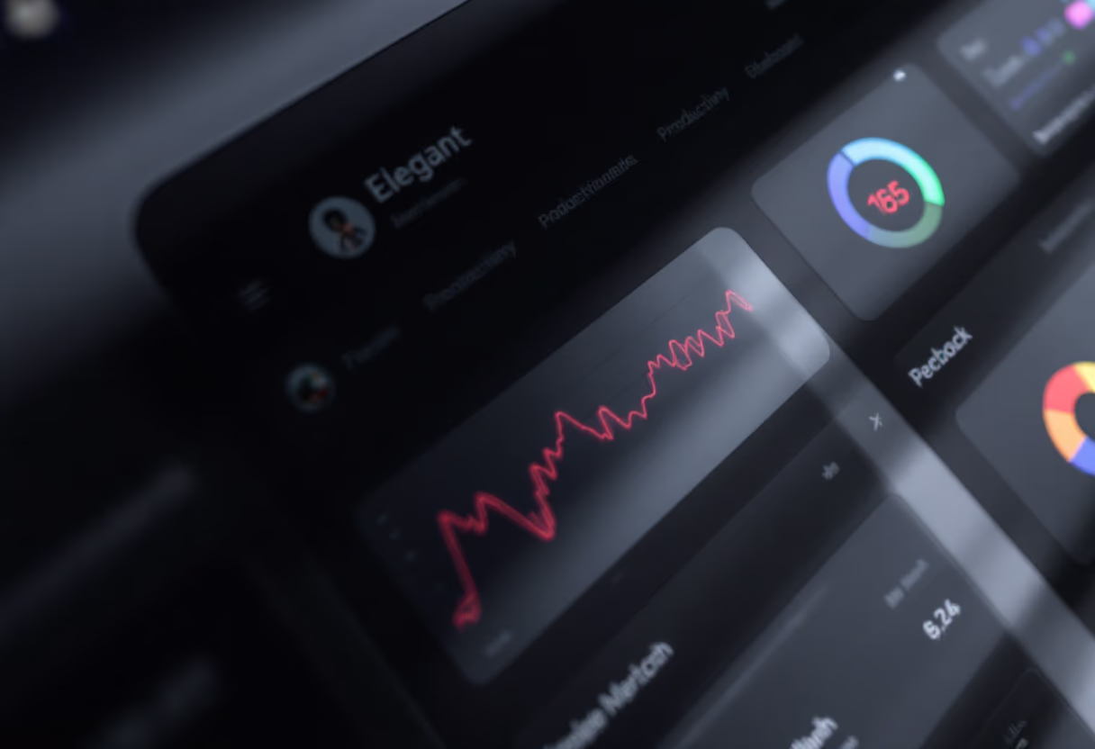 [interface] image of a dashboard interface (for a productivity tools business)