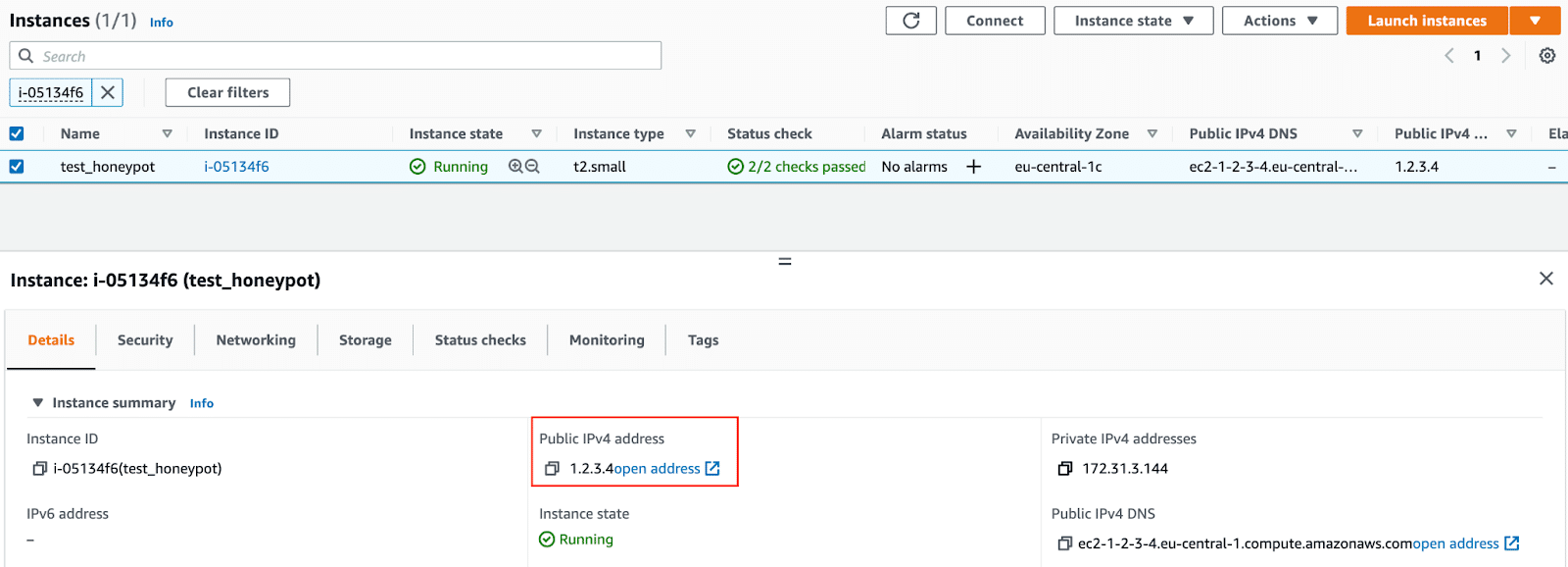 public IPv4 address