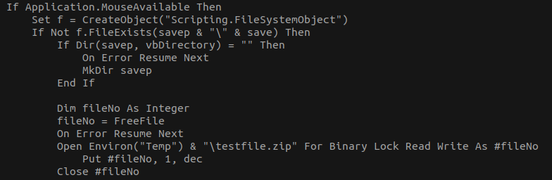 Survey.xls VBA Code