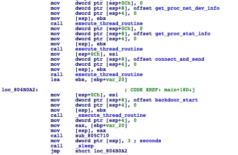 The client will collect interface information