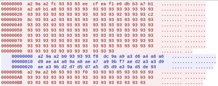the traffic was encoded