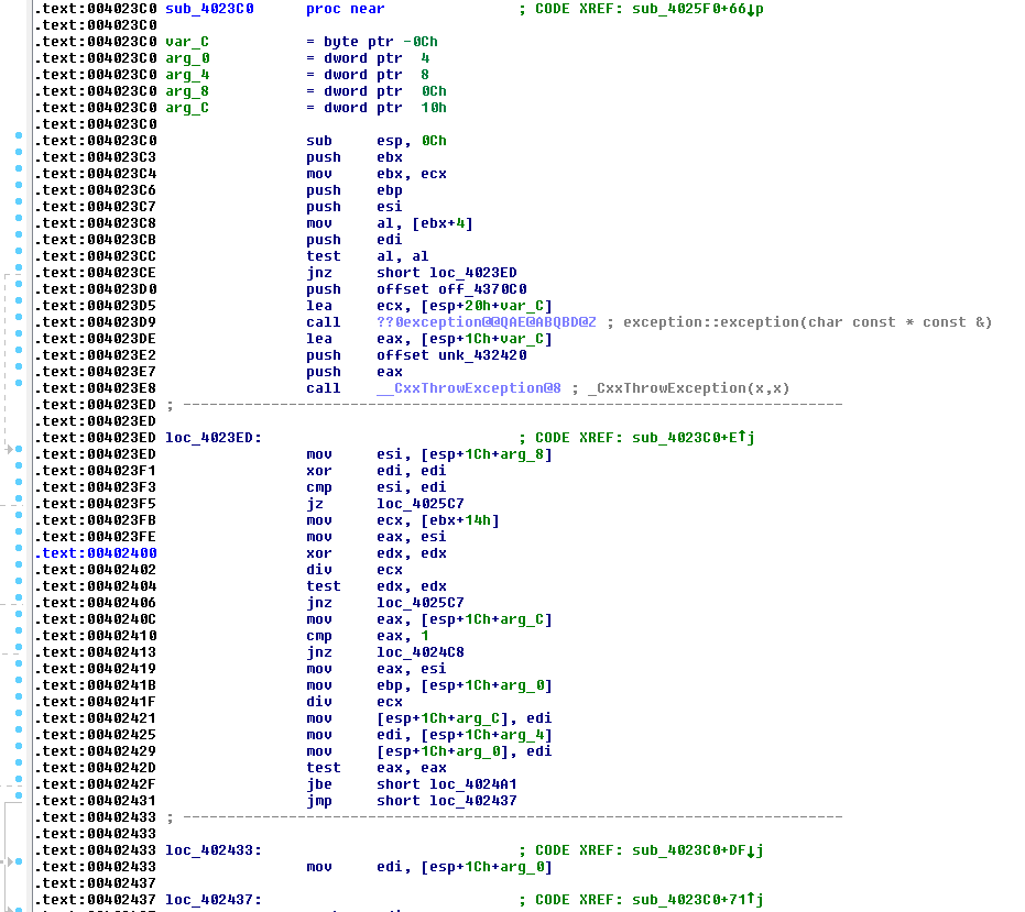Looking deeper at the five gene connection to Joanap and WannaCry, we see that the shared code originated from the same function: