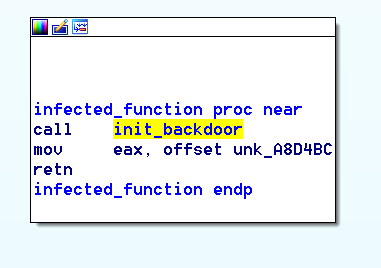 Infected function