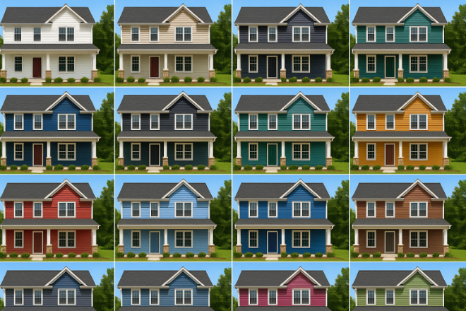 Which of These Siding Colors Matches Your Vibe?