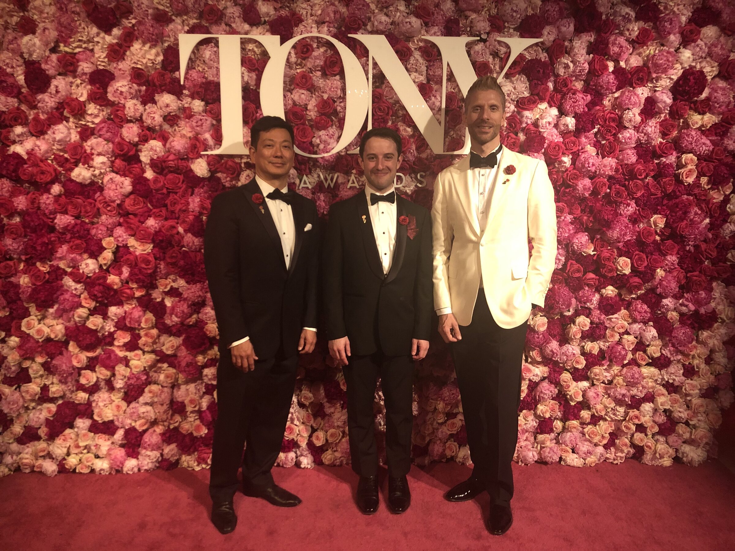 The Sing Out, Louise! team at the Tony Awards