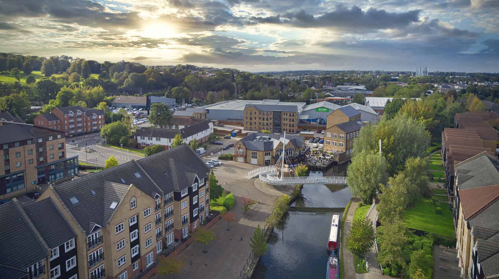 Aerial view of Dacorum