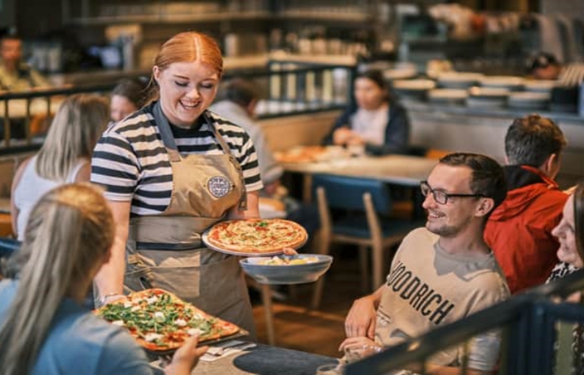 PizzaExpress restaurant interior