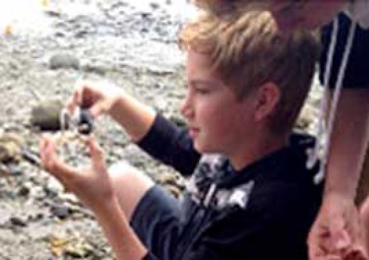 Ocean acidification field research, grades 7 & 8