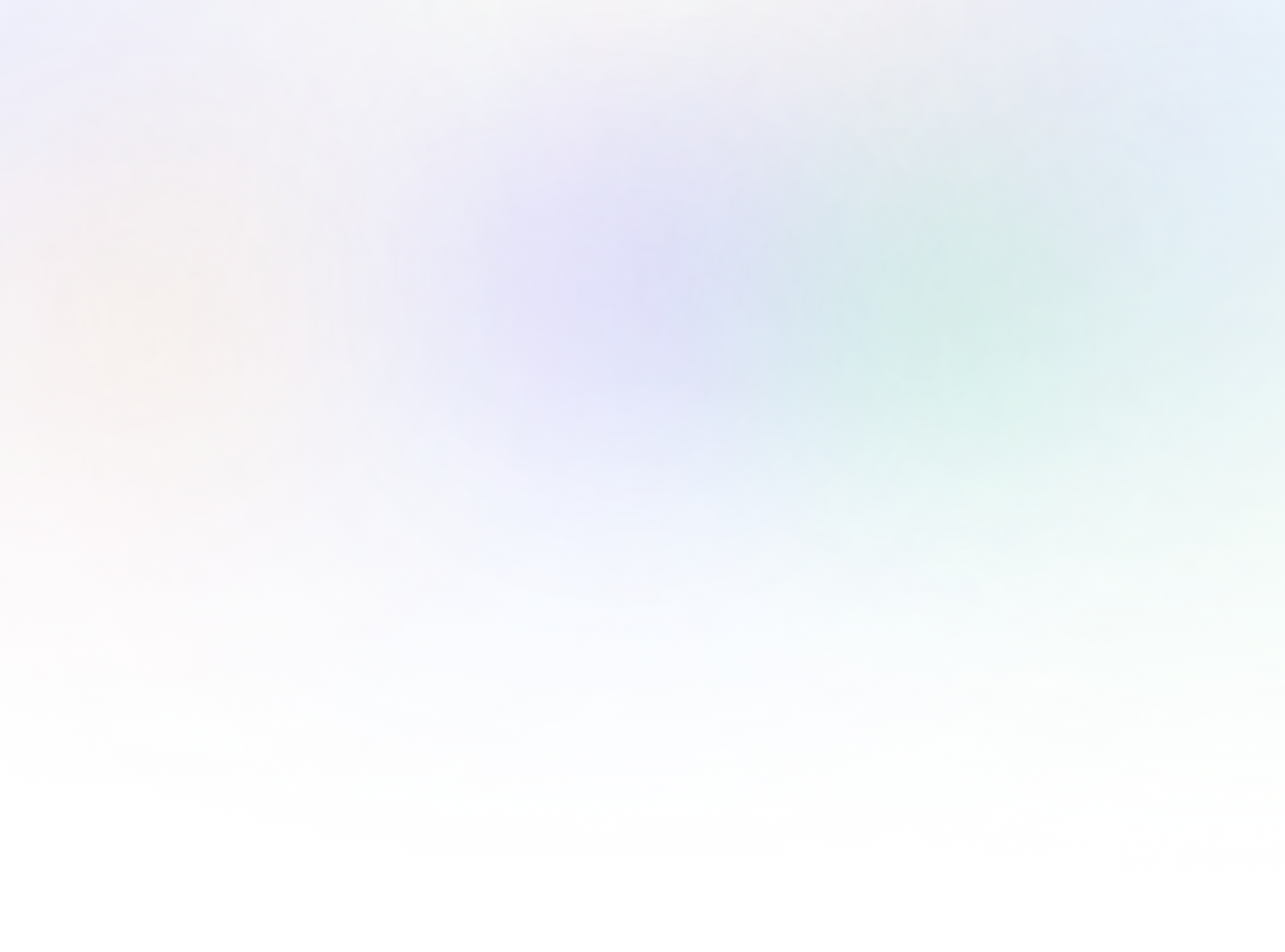 Abstract digital art with a gradient of pastel colors, including blue, green, purple, and pink, creating a soft, blurred effect.