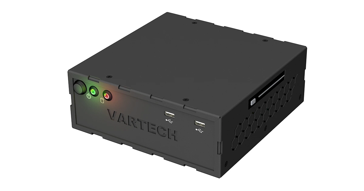 VarTech Systems' PowerCube industrial small form factor computer.
