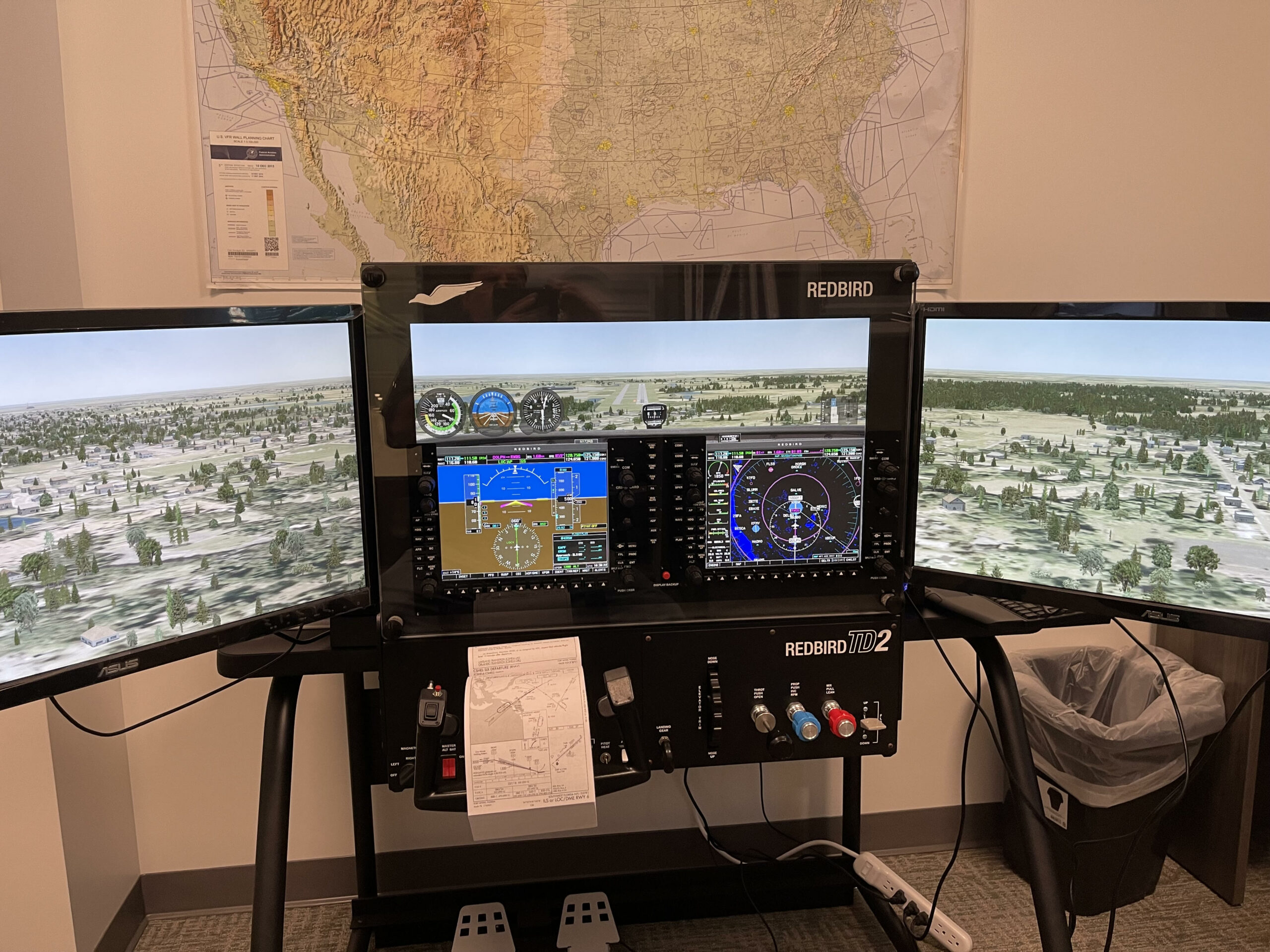 Redbird G1000 BATD simulator at CFTAR