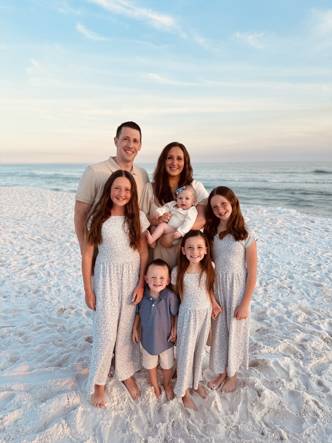 Dr. Shayne Kelly with his wife and five children