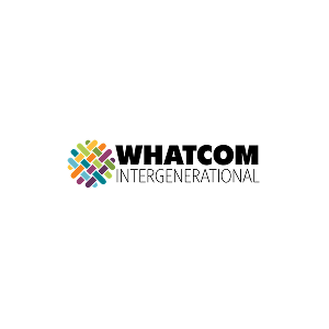 Whatcom International logo with colorful interwoven shapes to the left of the text.