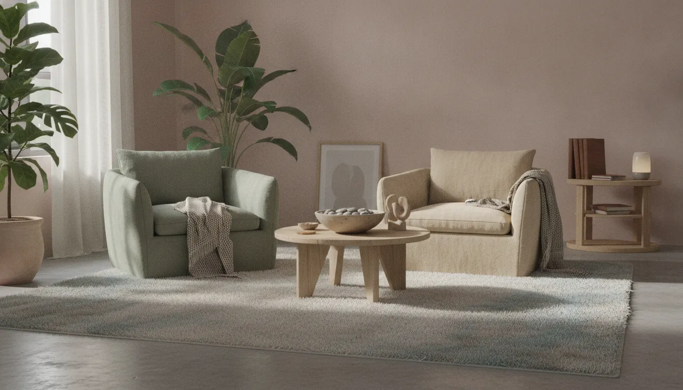 Calm therapy room prepared for trauma-informed care