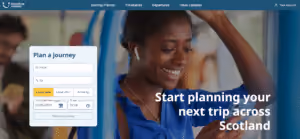 Traveline Scotland is a great site for planning routes around Scotland and her towns