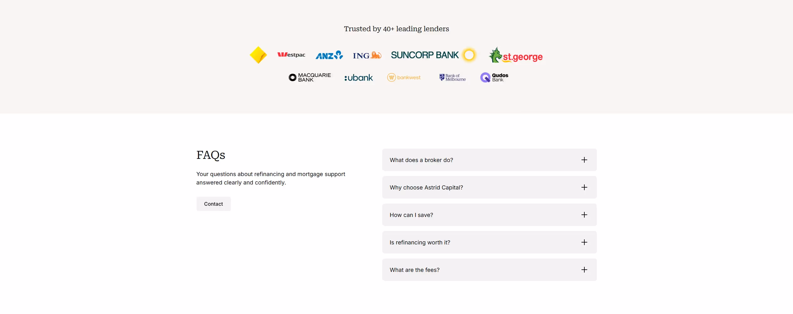 Astrid Capital relume to webflow project image