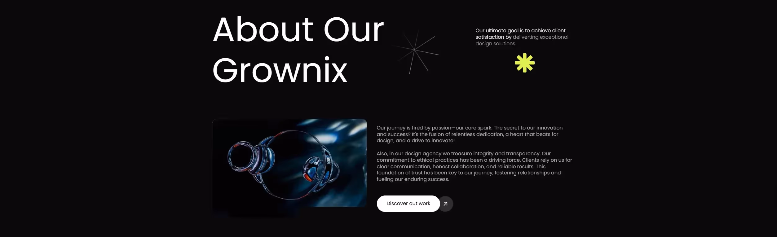 Growex webflow template customization project