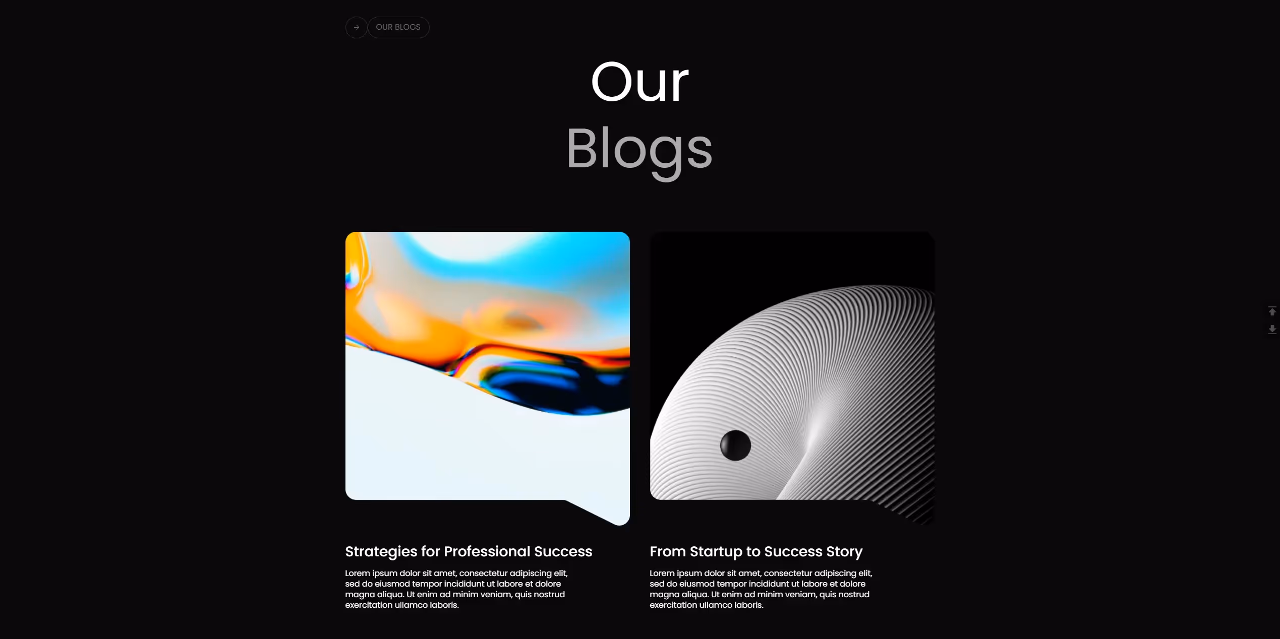 Growex webflow template customization project