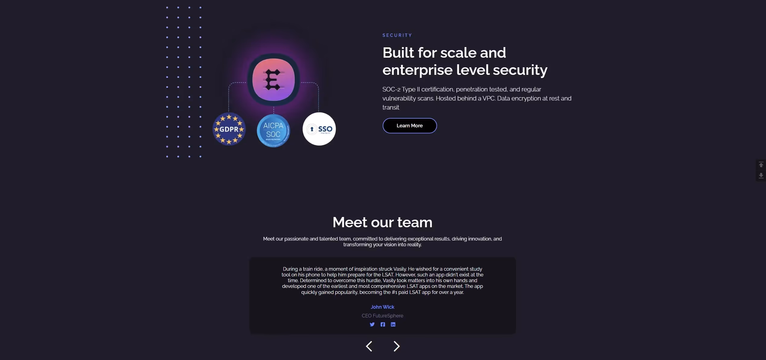 NeuroByte AI figma to webflow project image