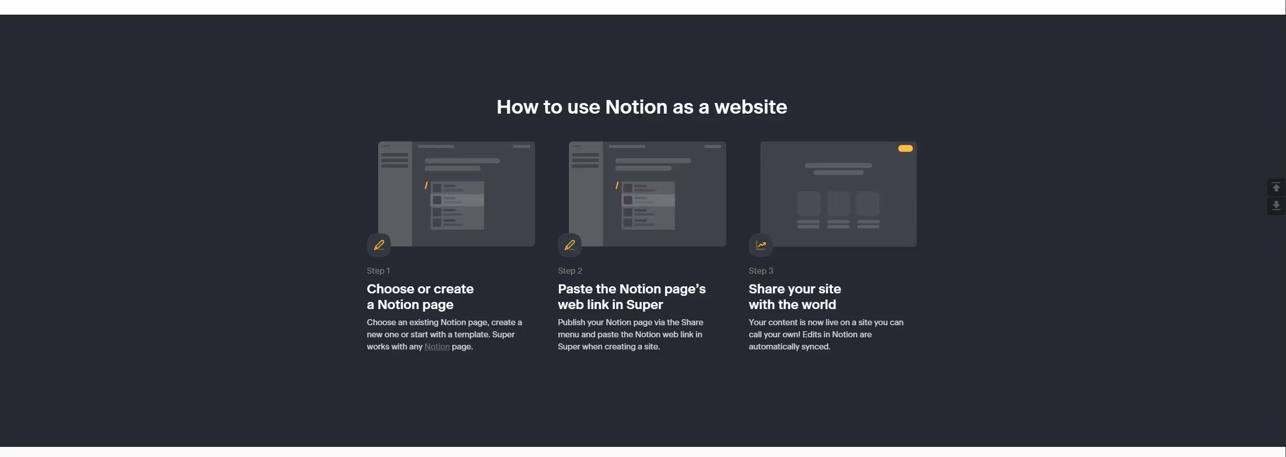 Super.so html to webflow project image