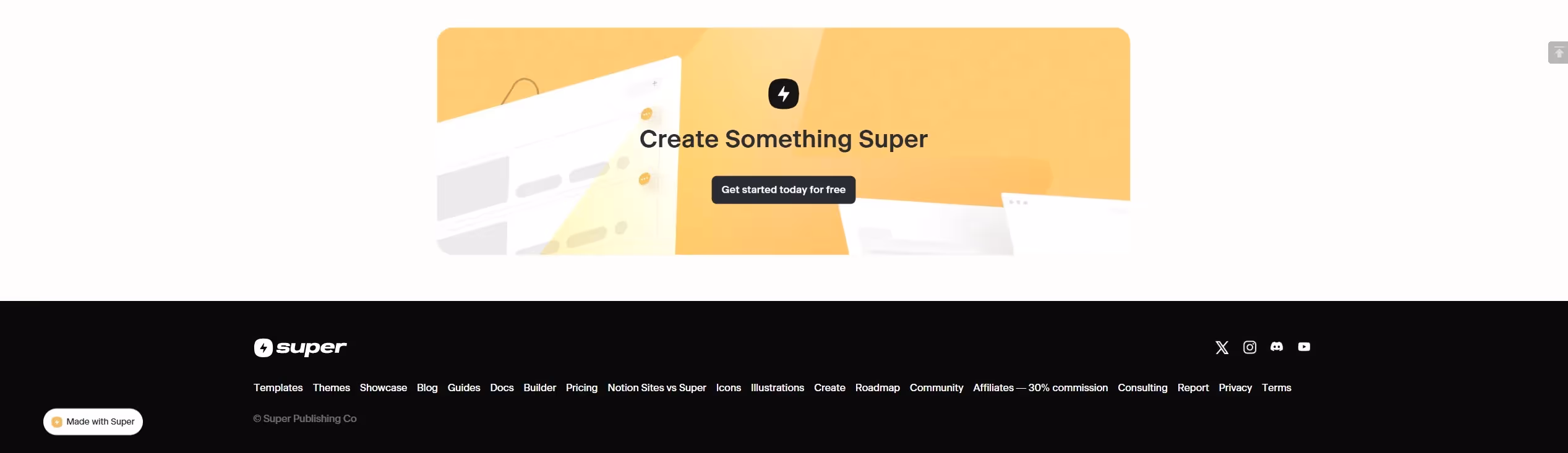 Super.so html to webflow project image