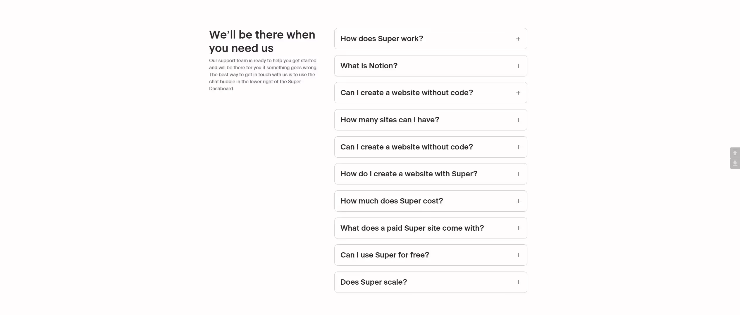 Super.so html to webflow project image