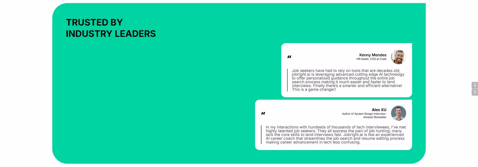 Jobright html to webflow project image