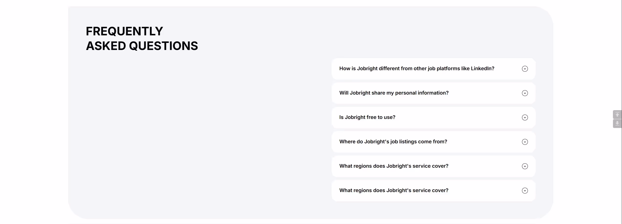 Jobright html to webflow project image