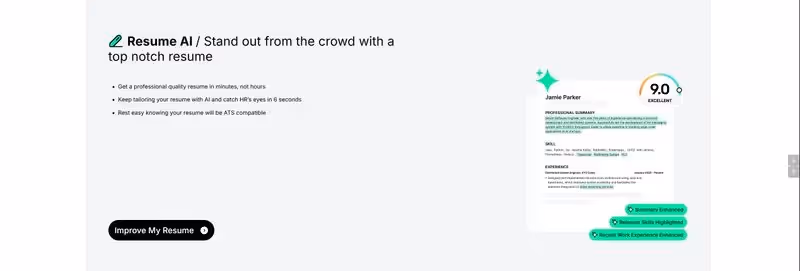 Jobright html to webflow project image