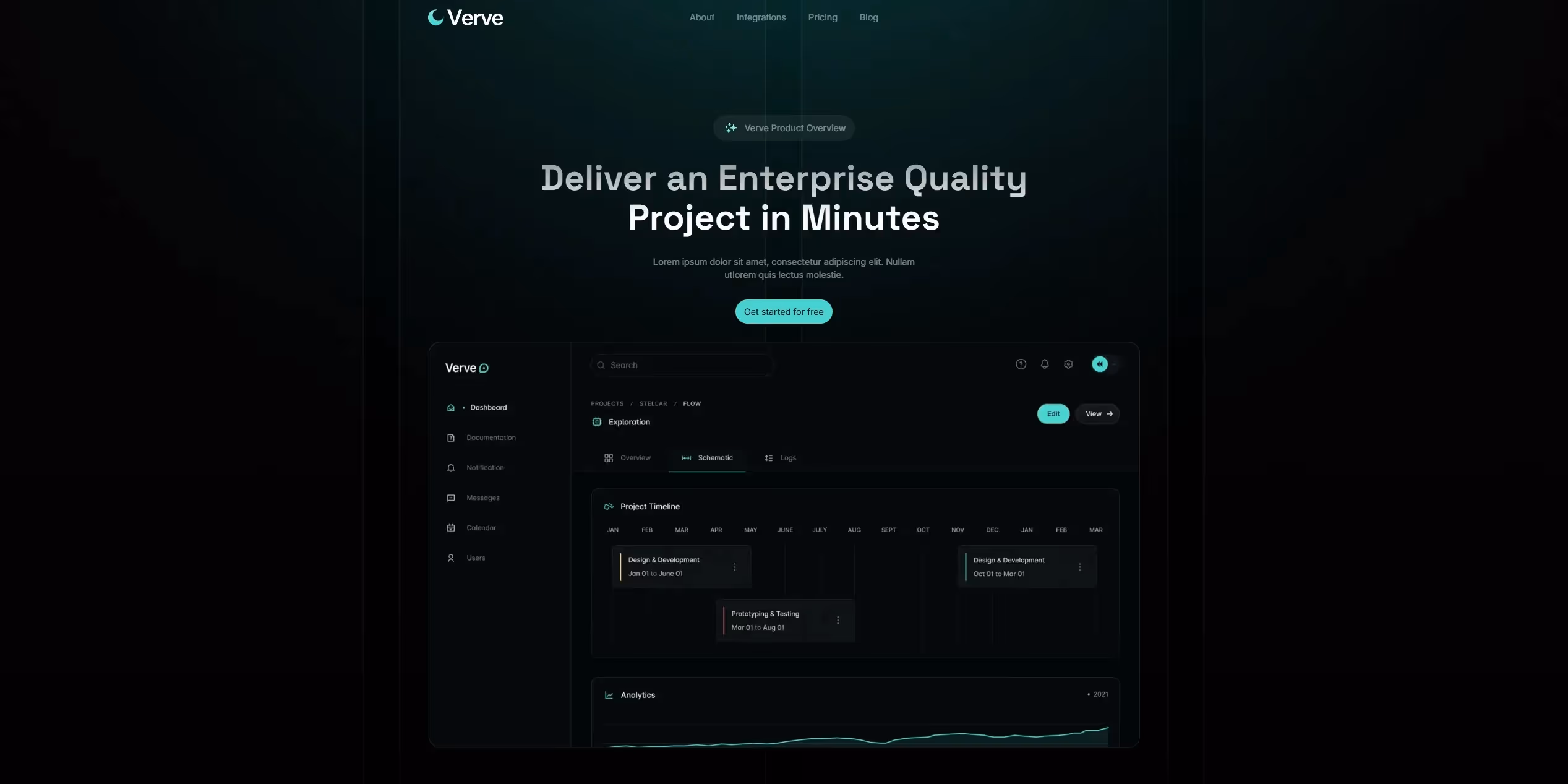 Verve figma to webflow project image