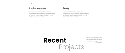 Blend webflow template customization project