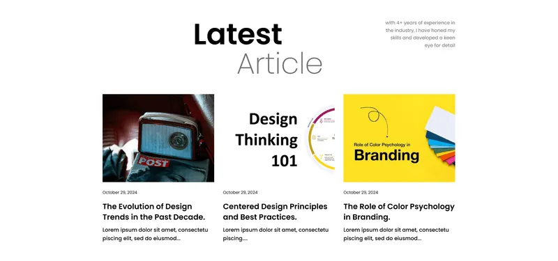 Blend webflow template customization project