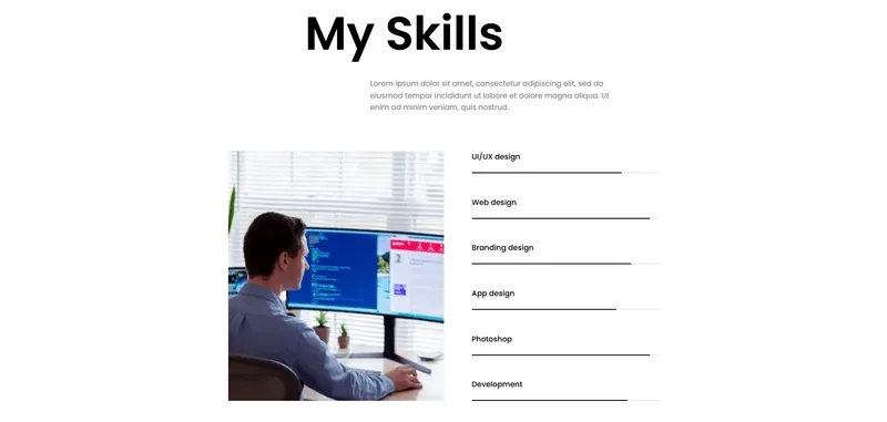 Blend webflow template customization project