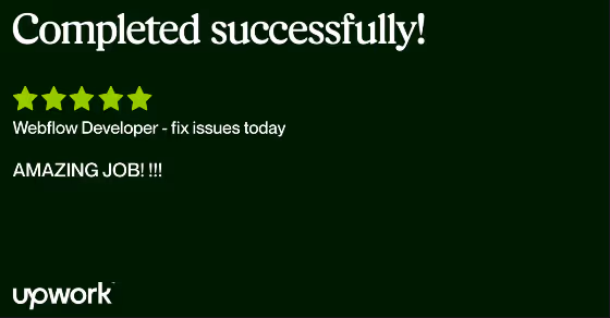 Webflow Developer - fix issues today