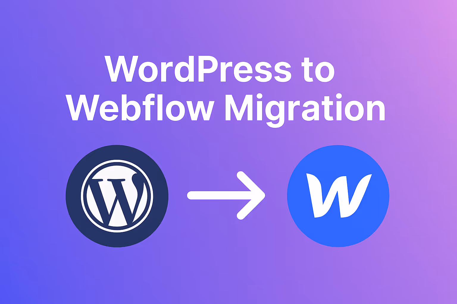 WordPress to Webflow Migration image