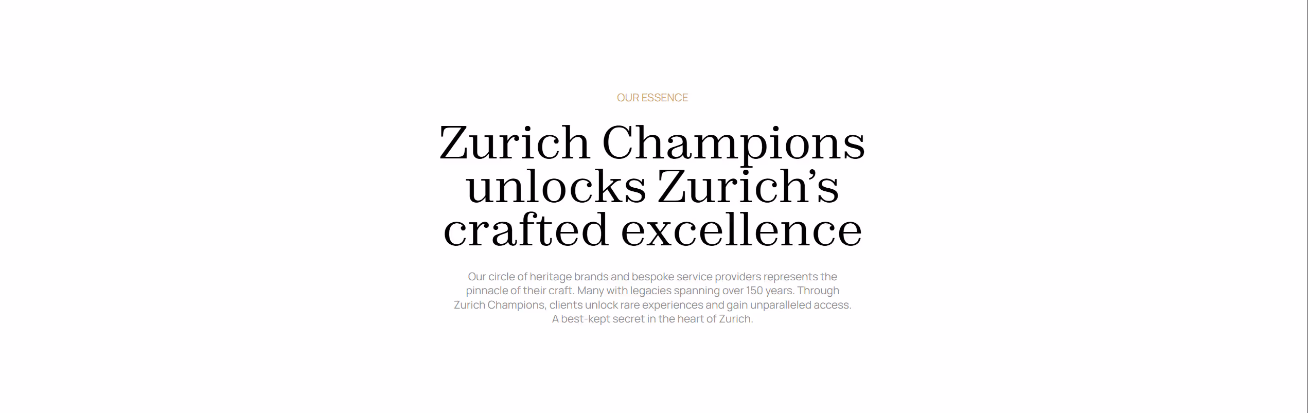 Zurich Champions figma to webflow project image