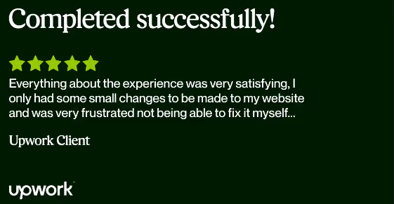 Webflow Expert Needed for Small Changes and Fixes