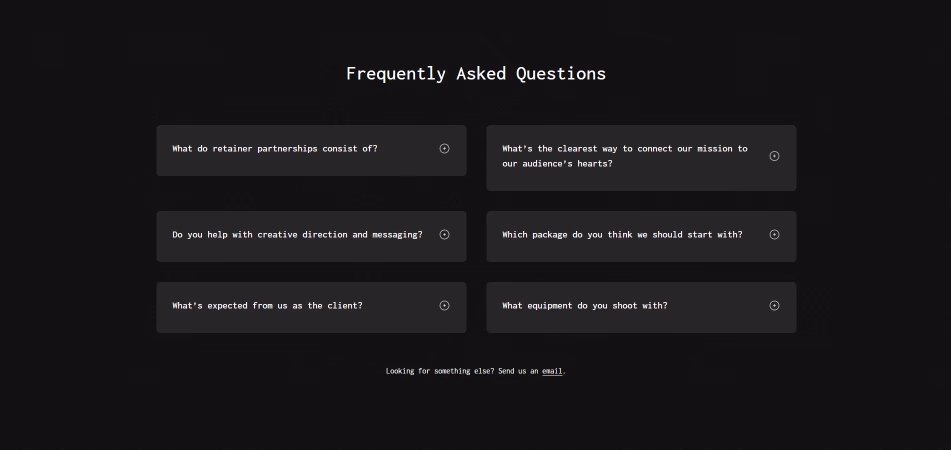 McGrath Films webflow template customization project