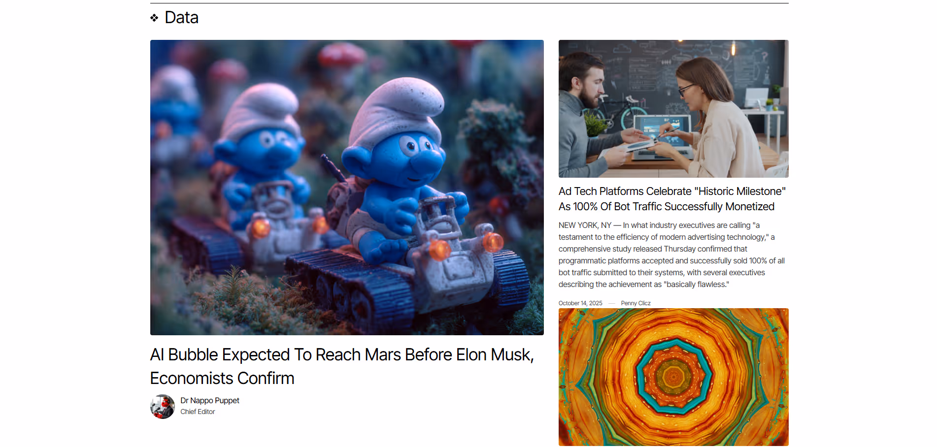Bidder’s Digest project image [webflow template customization]